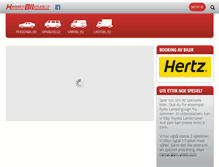 Tablet Screenshot of hamarbilutleie.no